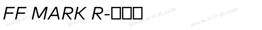 FF MARK R字体转换 FF MARK R字体转换